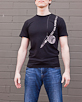 Men's Short Sleeve Black Berimbau Shirt