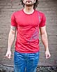 Men's Short Sleeve red Berimbau Shirt