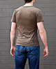 Men's Short Sleeve Tan Berimbau Shirt back view