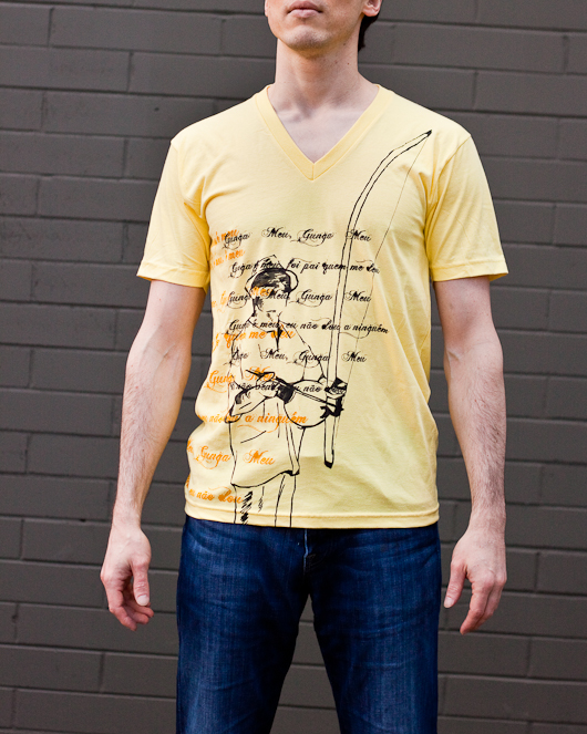 Men's Short Sleeve Yellow Gunga Shirt