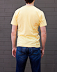 Men's Short Sleeve Yellow Gunga Shirt back view