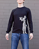 Men's Long Sleeve Black Berimbau Shirt